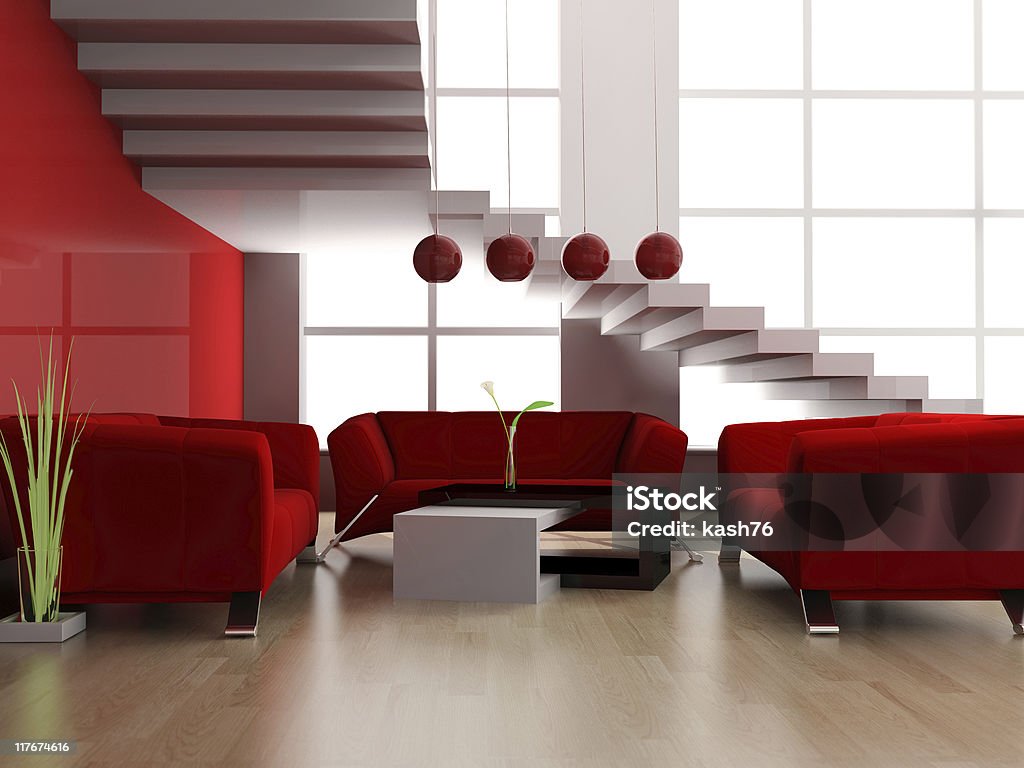 Moderno estilo loft - Foto de stock de Abstrato royalty-free