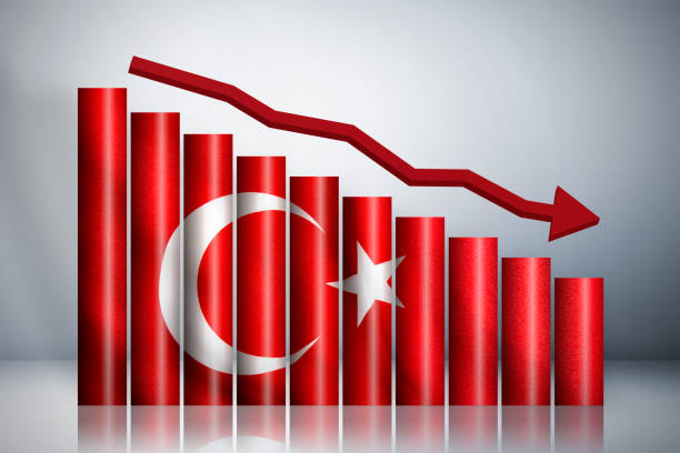 istock The graph down about Turkey Stock Photo 1176747910