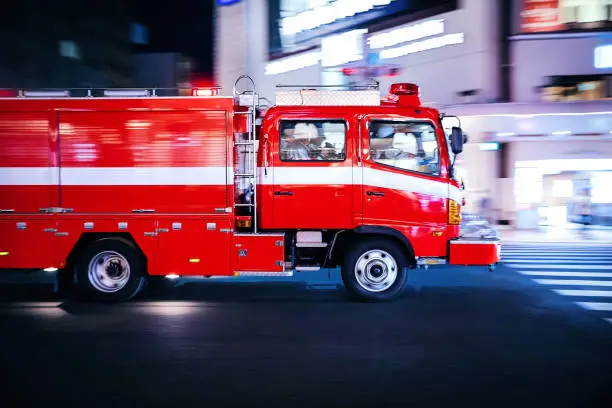 Firetruck in Japan - Emergency