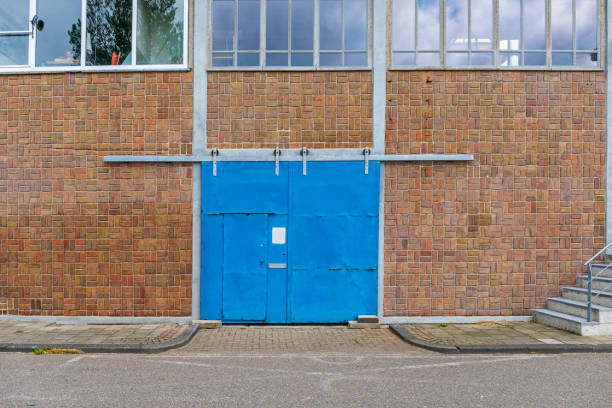 istock Warehouse Depot Doors 1176748400