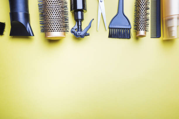istock Various hair dresser tools 1176749941