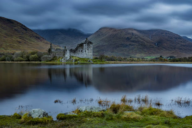 istock Moody and cloudy Kilchurn Castle in Scotland 1176752884