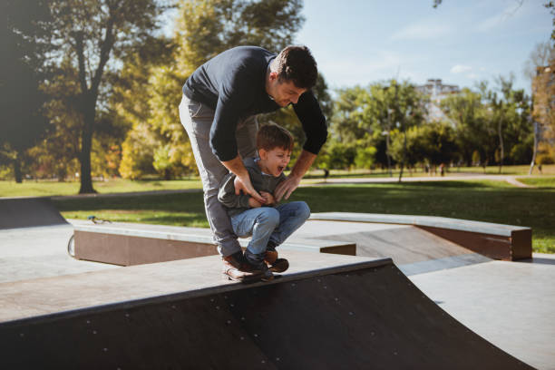 istock Father and son enjoying day in the park 1176752931