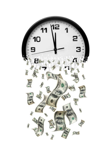 Time Is Money Stock Photo - Download Image Now - Time is Money, Currency,  Clock - iStock