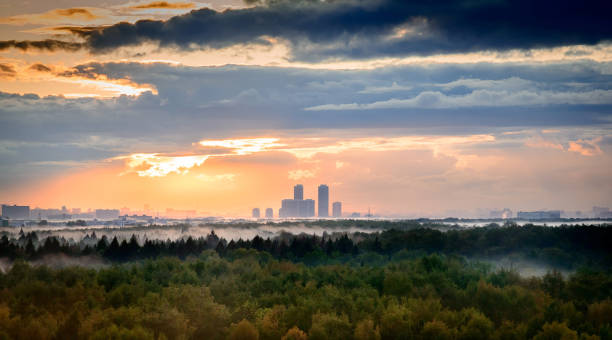 istock Sunset after rain over Moscow, Russia 1176757480