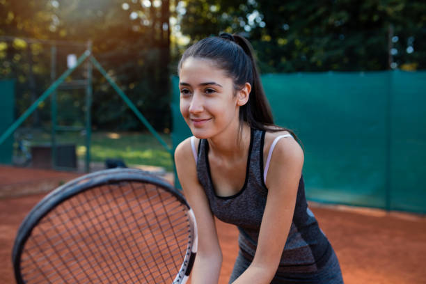 Young woman tennis player