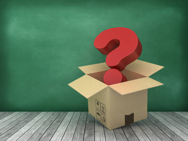 Question Box Cardboard 150+ Cardboard Box With Question Mark Stock Photos, Pictures & Royalty ...