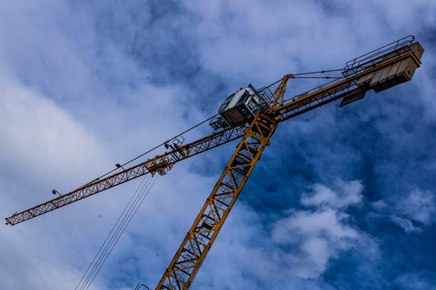 istock Photos Construction View With Building Cranes 1176773744