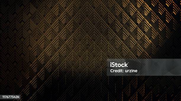 On Pattern Gatsby Stock Photo - Download Image Now - Art Deco, Pattern, Gold - Metal