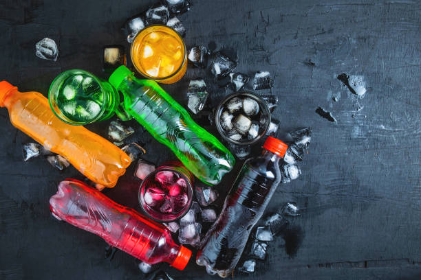 istock Soft drink And glass of soft drinks on the ice and refreshing 1176777751