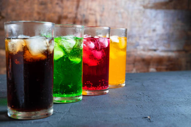 istock Soft drinks in the glass on the table 1176777767