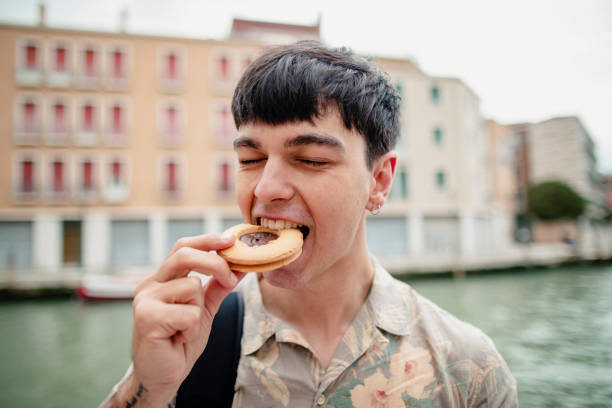 Enjoying a Sweet Treat