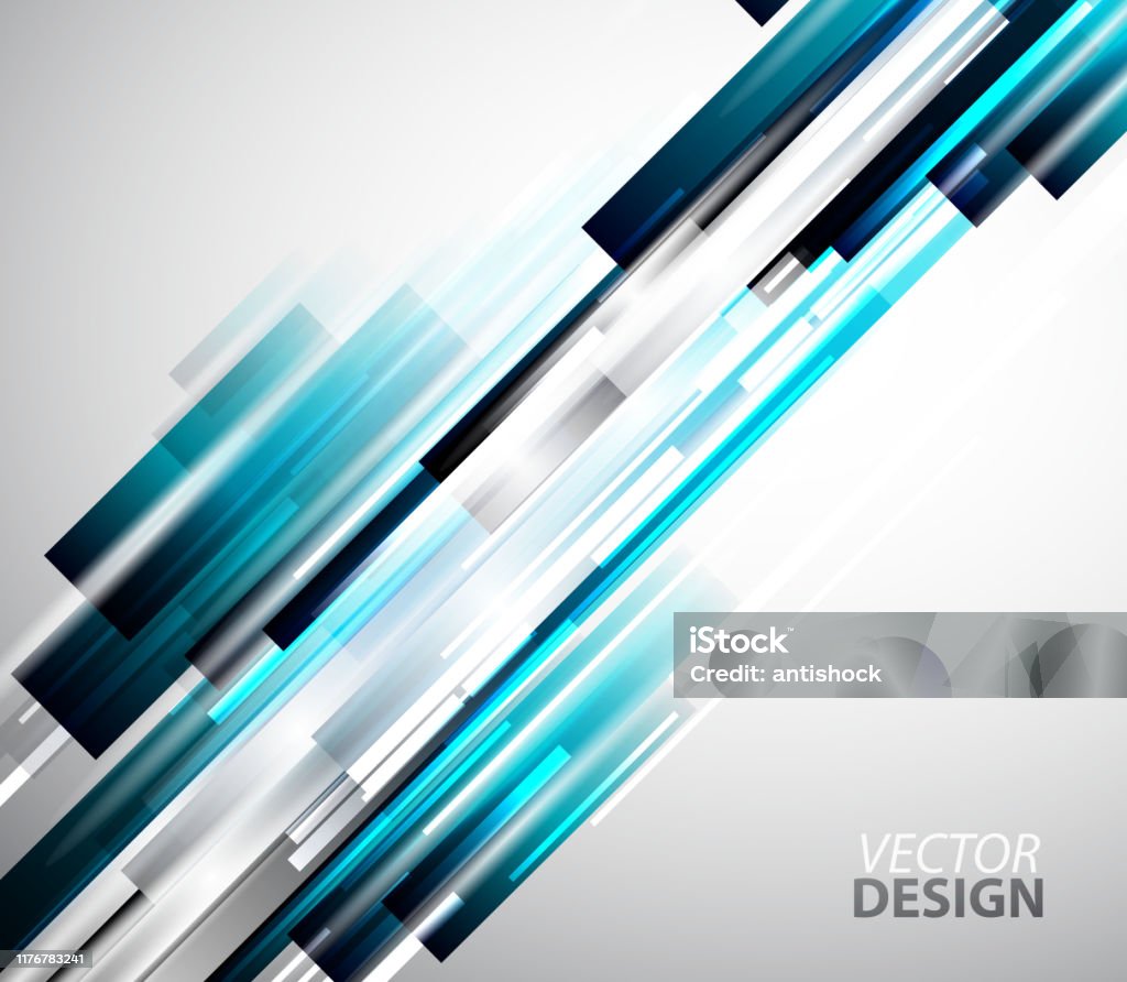 Straight Lines Abstract Vector Background Stock Illustration - Download ...