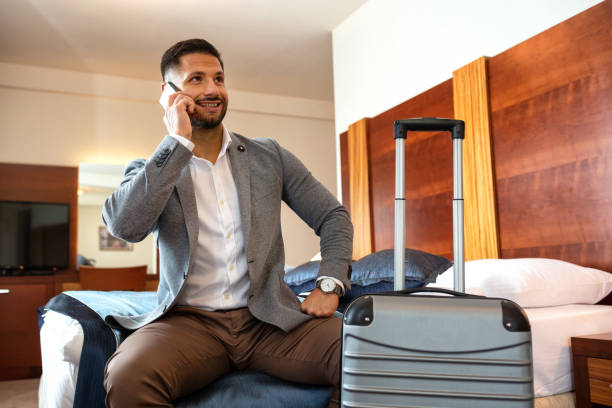 istock Businessman sitting on the bed 1176786723
