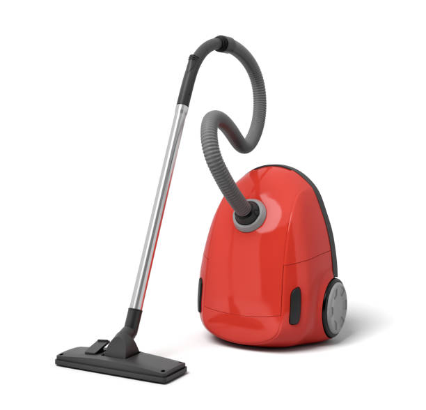 istock 3d rendering of red electric vacuum cleaner isolated on white background 1176789025