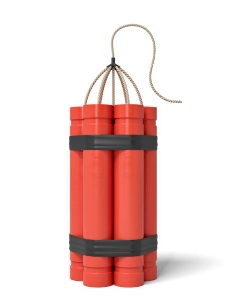 Firecracker with burning fuse.More object images: