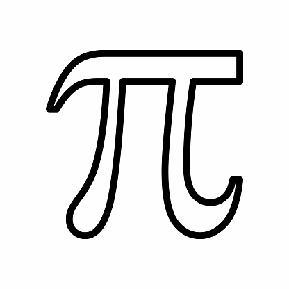Pi Form Dsign Pi Sign Illustration Stock Illustration - Download Image Now - Art ...