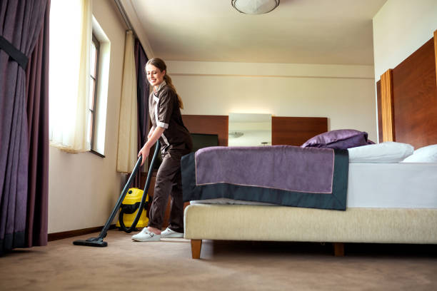 istock Cleaning lady keeping the room dustless 1176794181