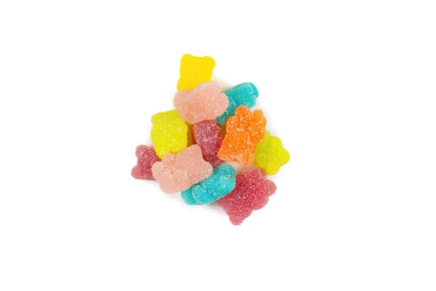 istock Jelly sweats bears isolated on white background. 1176795626