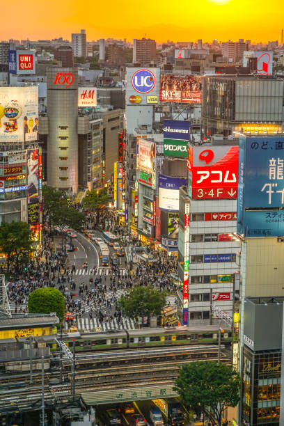 istock Shibuya scramble intersection visible from Shibuya Hikarie 1176795884