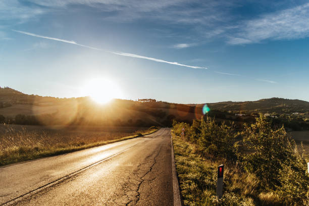 istock Tuscany road, Val d'Orcia, Italy 1176797019