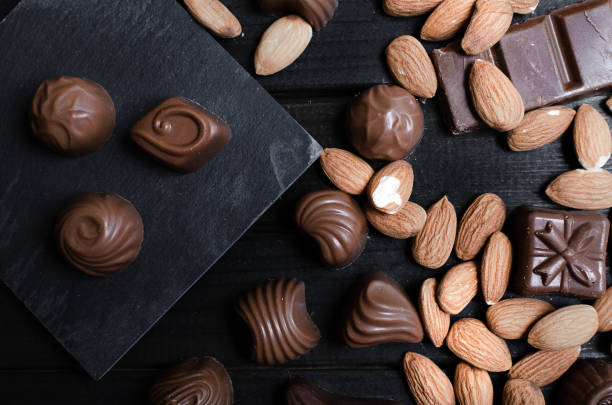 istock chocolate candies in the different forms and taste 1176797087