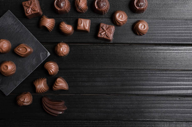 istock chocolate candies in the different forms and taste 1176797152