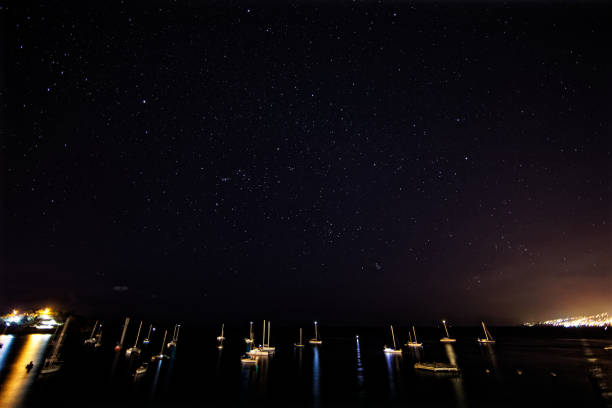 istock Trois-Ilets, Martinique, FWI - Anse Mitan at night 1176797251