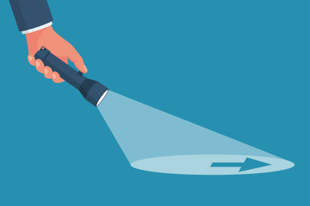 Flashlight On Path 9,700+ Lighting The Path Stock Illustrations, Royalty-Free Vector ...