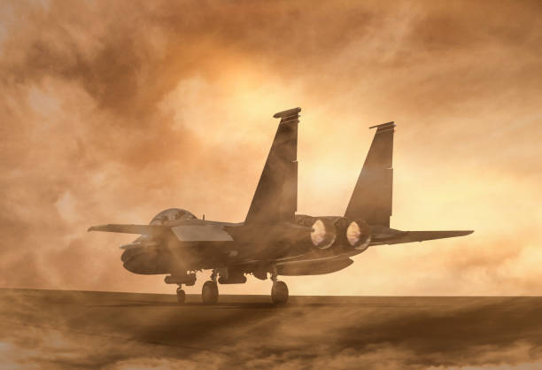 istock F-15 Fighter Plane ready to take off 1176804243