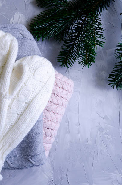 istock Christmas layout with toys, Christmas tree, tinsel and cocoa 1176806074
