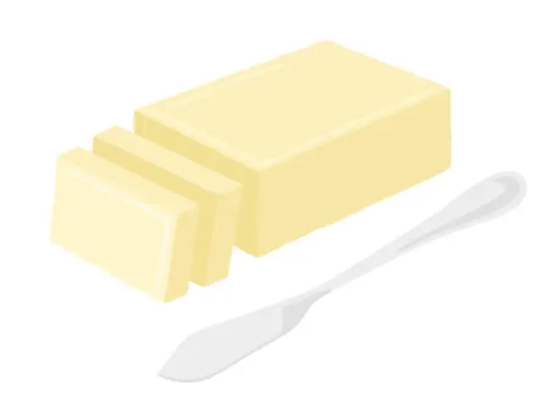 Vector illustration of Butter