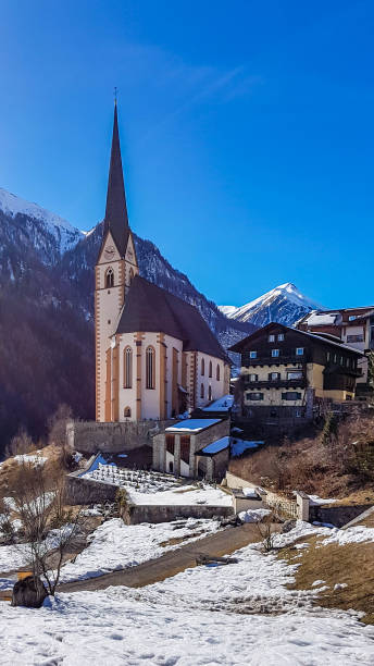 istock Heiligenblut - Church located in the Alpine valley 1176808331