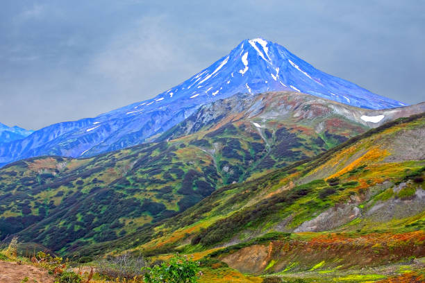 Vilyuchinsky volcano  - extinct (2 175 m) in Kamchatka Peninsula in Russia. It has not erupted for three thousand years, so far. It is located about 30 kilometres of the city of Vilyuchinsk.