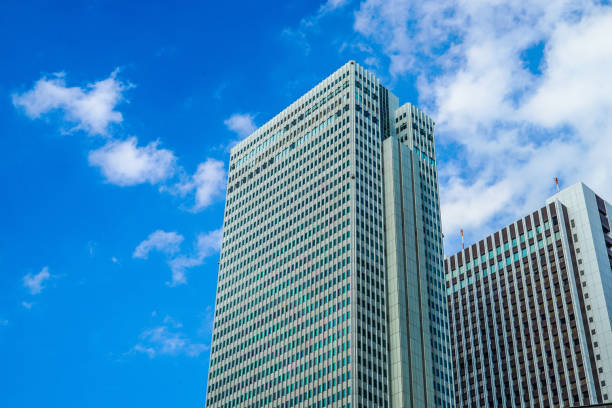 istock Blue sky and high-rise buildings 1176811978