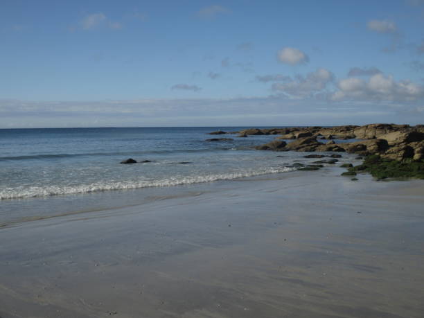 istock Coastline  Low tide Rocky coast  Beach  Holiday resort 1176815991