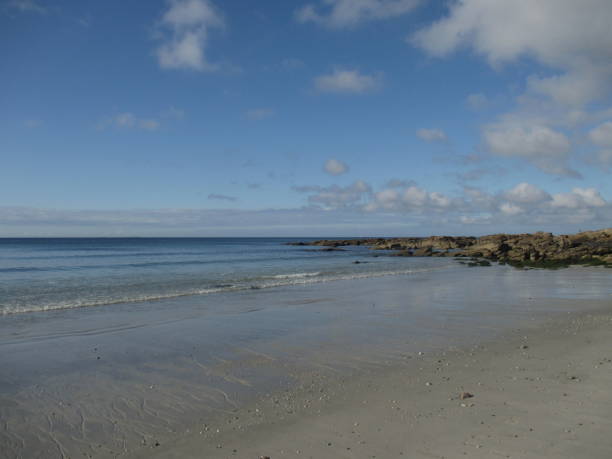 istock Coastline  Low tide Rocky coast  Beach  Holiday resort 1176815995