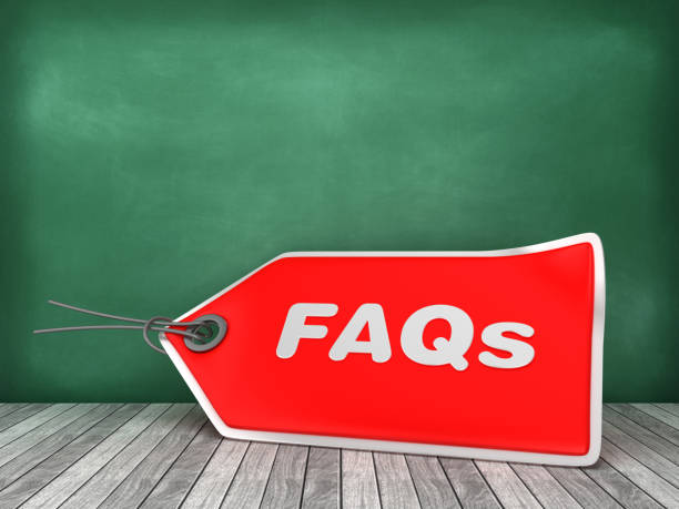 istock FAQs Price Tag on Chalkboard Background - 3D Rendering 1176817289