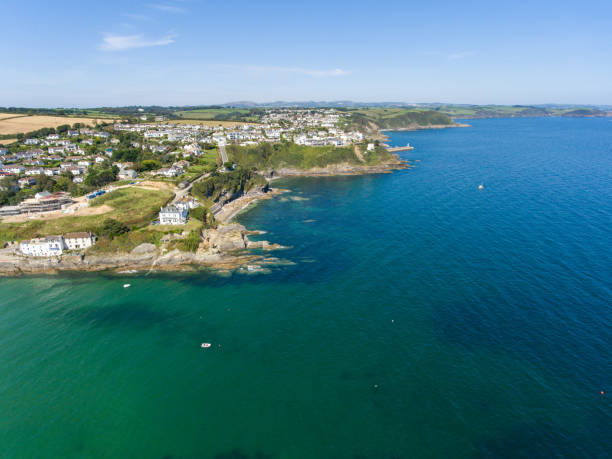 istock Aerial view of Cornwall Coastline 1176823644