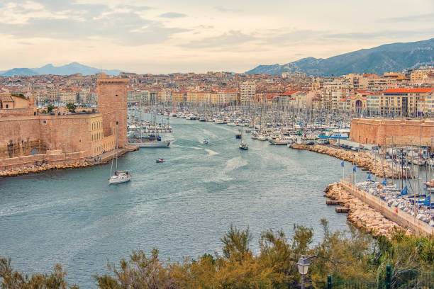 istock Marseille city in the evening 1176826794
