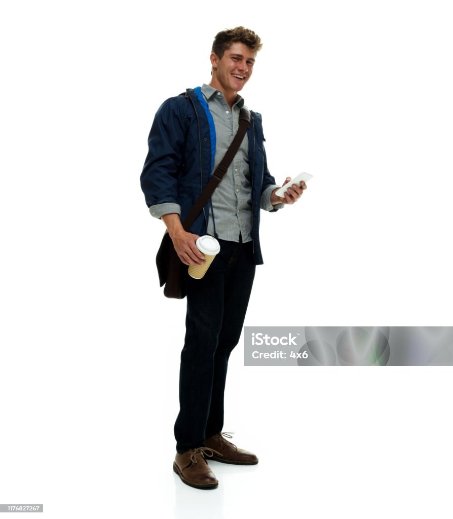 Full Length One Man Only One Person Front View Looking At Camera Of 2029 Years Old Adult Handsome People Brown Hair Short Hair Caucasian Male Young Men Standing In Front Of White Full Length One Man Only One Person Front View Looking At Camera Of 2029 Years Old Adult Handsome People Brown Hair Short Hair Caucasian Male Young Men Standing In Front Of White