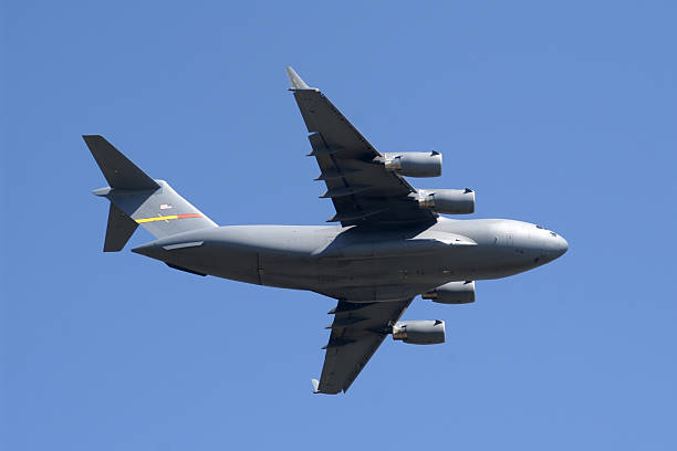 istock military cargo jet airplane C17 Globemaster III 117682761
