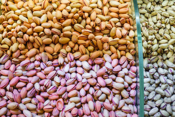 Pistachio Nuts in abundance for sale at Grand Bazaar, Turkey, Istanbul
