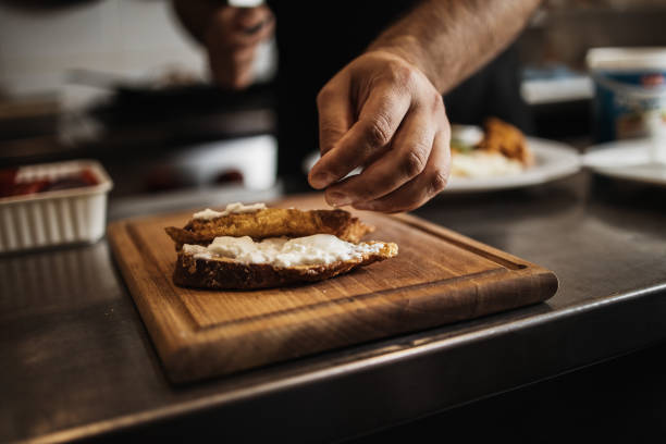 istock Professional chef making food 1176843881