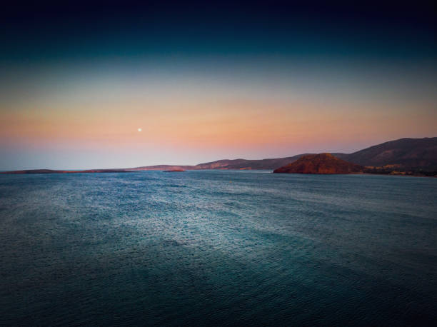 istock Scenic view of sea during sunset 1176844453