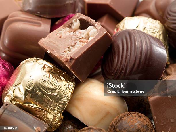 Chocolate Candies Stock Photo - Download Image Now - Candy, Chocolate, Color Image