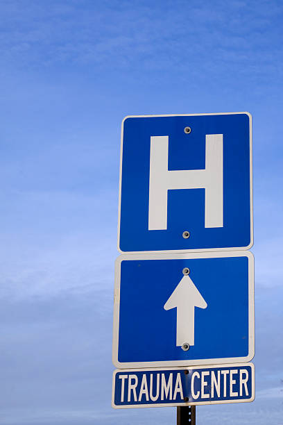 Hospital Sign stock photo