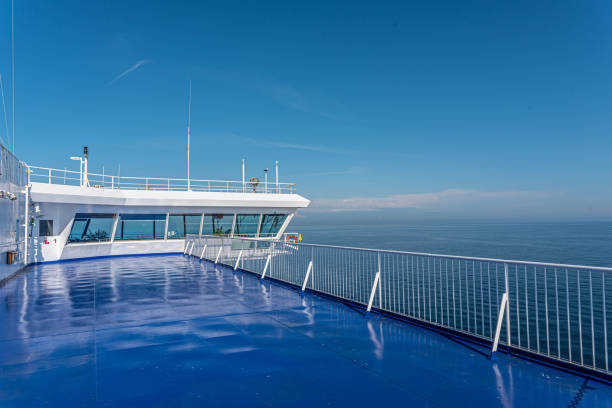 istock Starboard side of the bridge on a ro-ro ferry. 1176847145