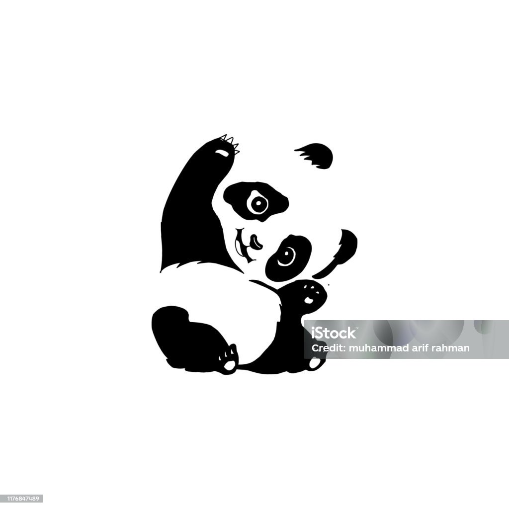 Cartoon Baby Panda Bear Stock Illustration - Download Image Now - Panda -  Animal, Icon, Cute - iStock