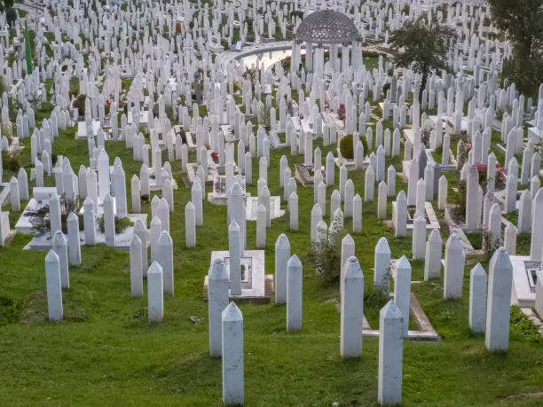 istock Chekhi Kovaci Muslim cemetery. Sarajevo 1176848500